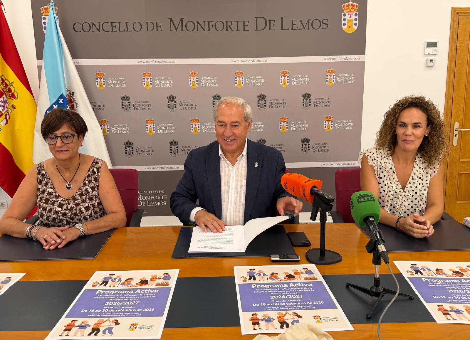 Rolda de prensa de presentación do Programa Activa 2026-2027